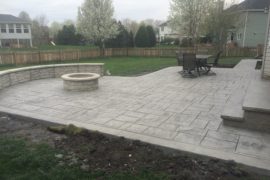 Patio and Custom Fire Pit